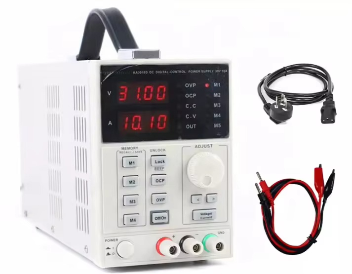 Programmable Linear Dc Power Supply 30V 10A - KA3010D Programmable Precision Variable Adjustable 30V
