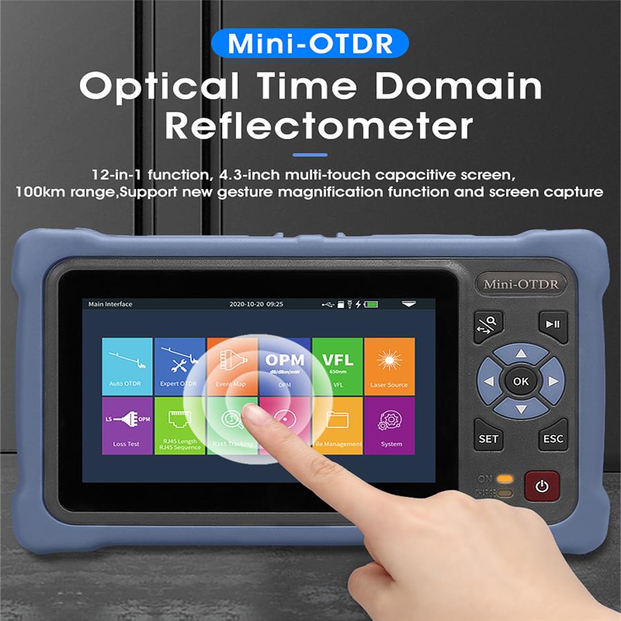 4.3 Inch Touch Screen MINI OTD - Optical Time Domain Reflectometer Otdr 1310 1550Nm 评论和价格