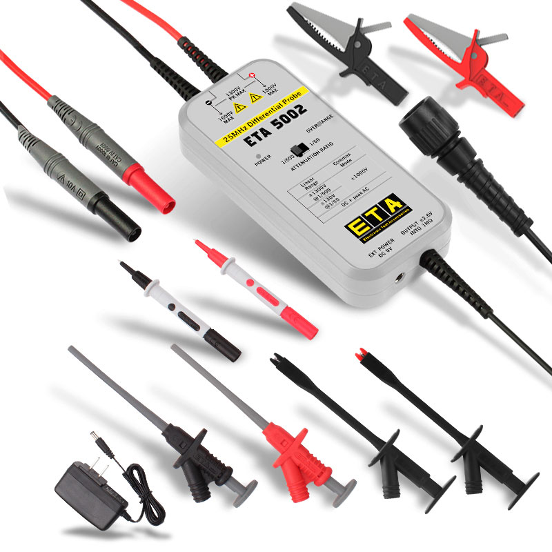 Miyee ETA5002/ETA5010/ETA5026  - High Voltage Differential Probe 100Mhz 1300V 评论和价格