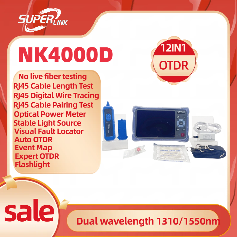Novker 12-in-1 Mini OTDR NK400 - Optical Time Domain Reflectometer Otdr 1310 1550Nm 评论和价格