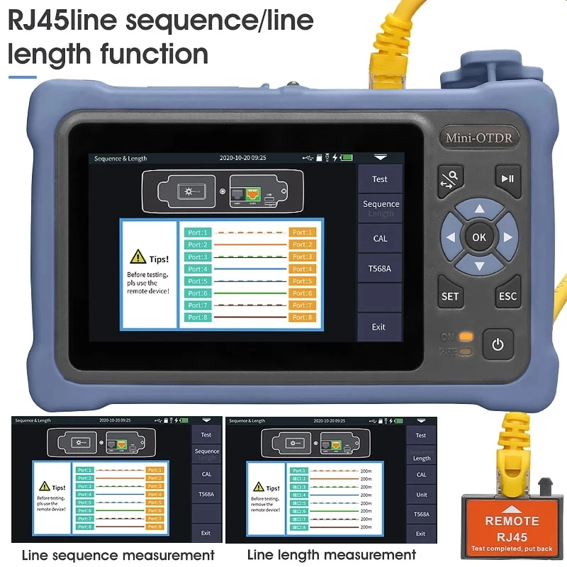 Novker 12-in-1 Mini OTDR NK400 - Optical Time Domain Reflectometer Otdr 1310 1550Nm 评论和价格