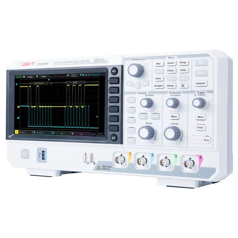 UPO1104X 100MHz Digital Oscill - Digital Storage Oscilloscope 4 Channel 100Mhz 评论和价格